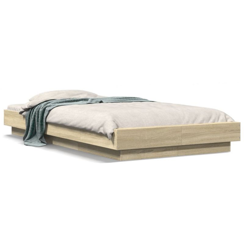 Łóżko drewniane WaszeMeble 90x190 cm brązowe WM-3281149 1 szt.