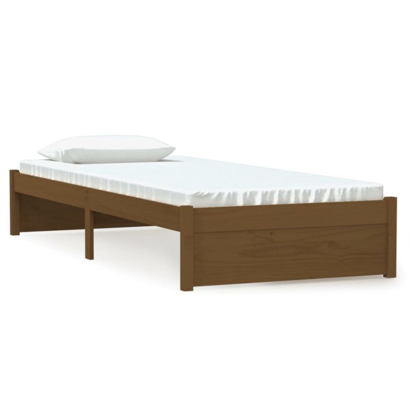Łóżko drewniane WaszeMeble 75x190 cm brąz WM-814912 1 szt.