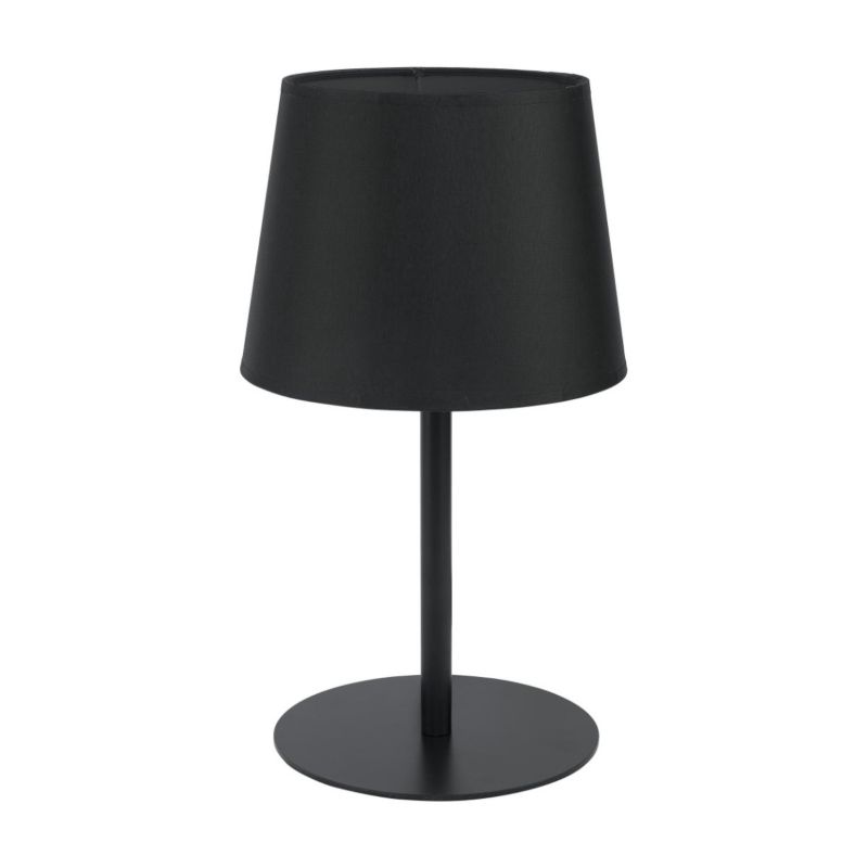 Lampa stołowa TK-Lighting Maja czarna 1 x E27 x 15W IP20 wym: 36 x 20 x 20 cm tkanina - 1 szt.