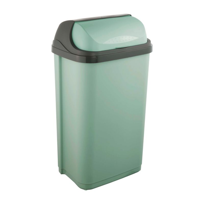 Kosz na śmieci z odchylaną pokrywą Keeeper 50l Nordic green 1 szt.