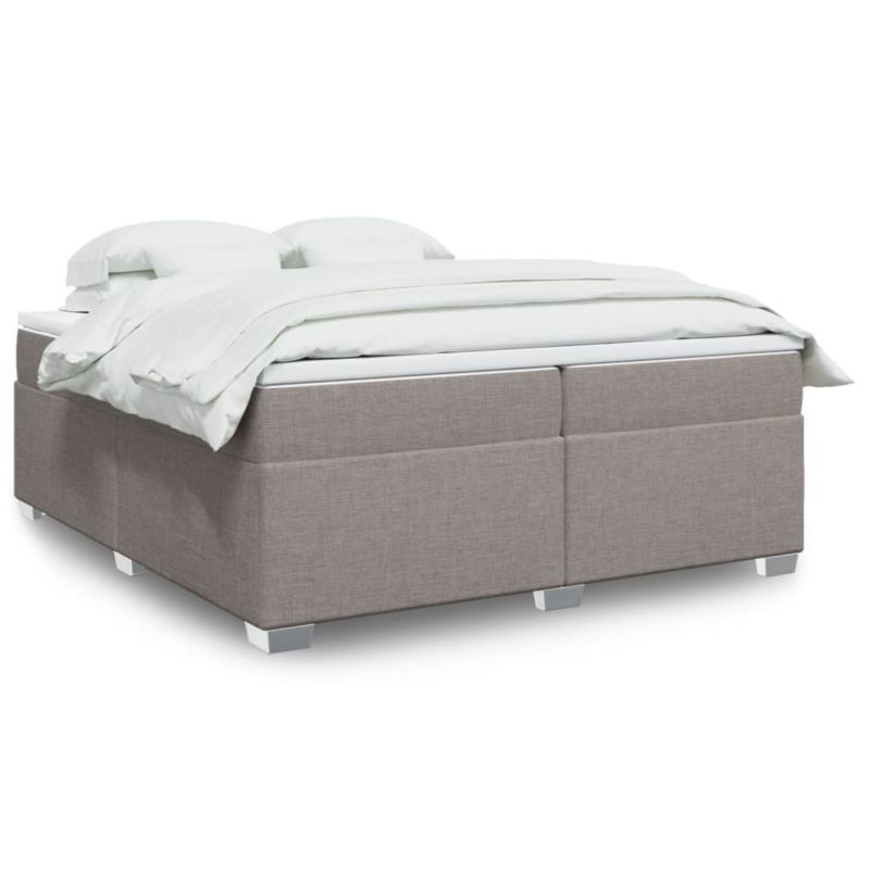 Łóżko z materacem WaszeMeble 200x200 cm taupe WM-3285162 1 szt.