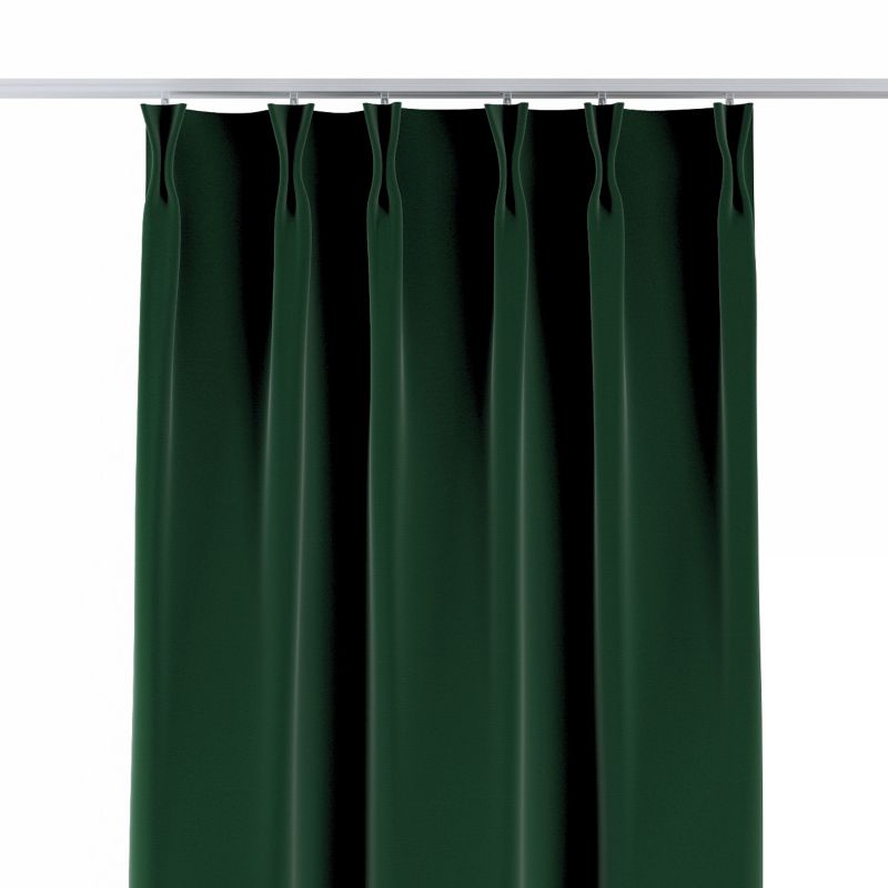 Zasłona na haczykach flex podwójnych 140 x 260 cm Dekoria butelkowa zieleń 1 szt.