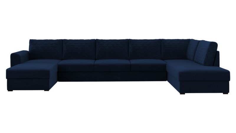 Narożnik MIRJAN 24 z funkcją spania Wilma Large Premium prawy granatowy 1 szt.