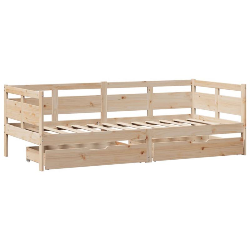 Łóżko dzienne WaszeMeble 80x200 cm brązowe WM-3302116 1 szt.