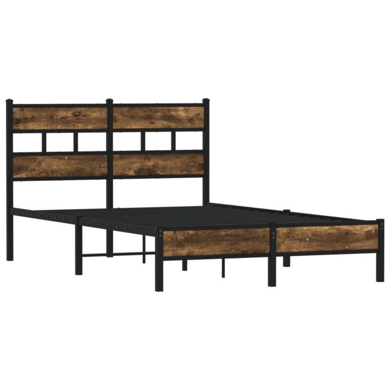 Łóżko metalowe WaszeMeble 120x190 cm brązowe WM-4017197 1 szt.