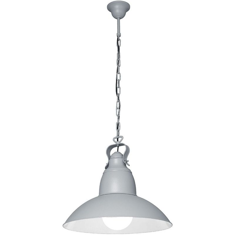 Lampa sufitowa wisząca Aldex Katila 0002 szara szerokość 36 cm 1xE27 x 60W 1 szt.