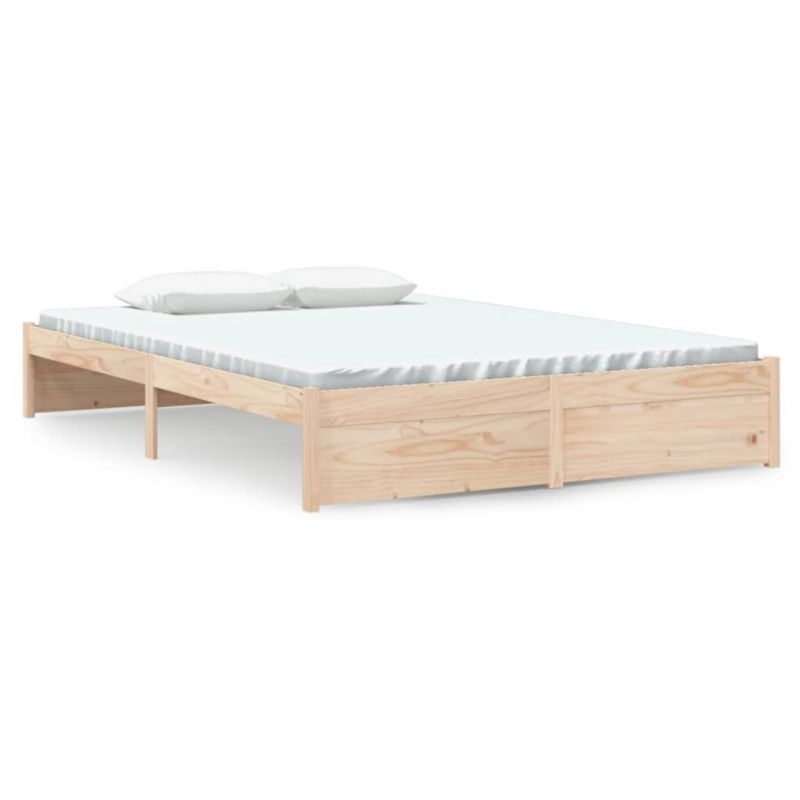 Łóżko drewniane WaszeMeble 140x200 cm brązowe WM-814949 1 szt.