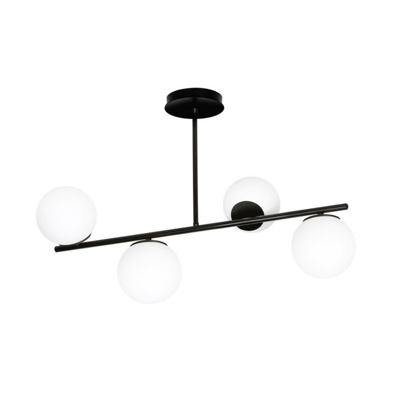 Żyrandol Emibig Bior czarno-biały wym: 51 x 80 cm 4xE14 x 40W 1 szt.