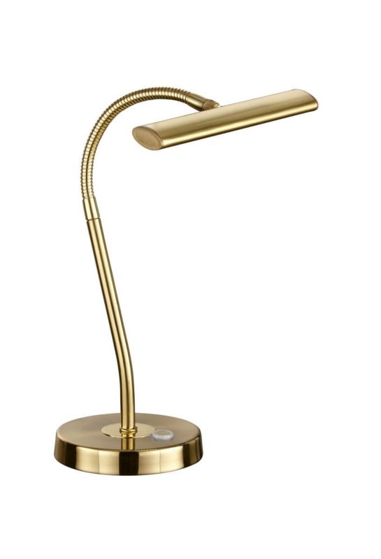 Lampa biurkowa Trio Curtis złota LED 4W 3000K 400lm IP20 wym: 35 x 18 x 18 cm metal - 1 szt.