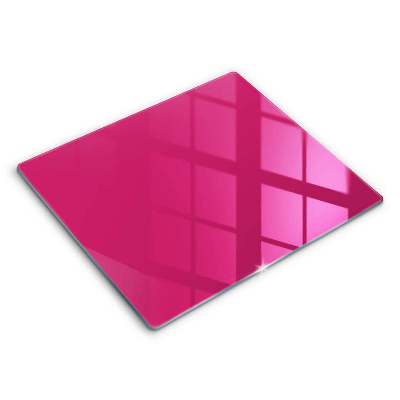 Szklana deska do krojenia Wallfluent 60x52 cm Kolor różowy 1 szt.