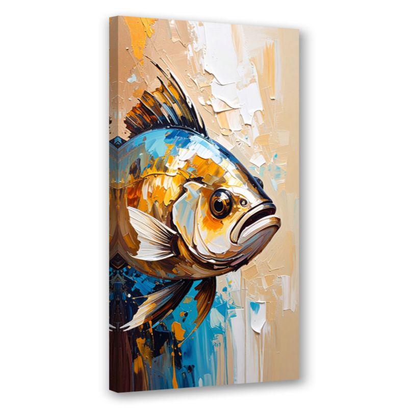Obraz na płótnie do salonu kuchni restauracji Feeby Ryba Zwierzę morskie 50x100cm 1szt
