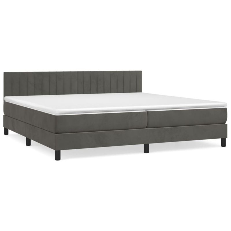 Łóżko kontynentalne WaszeMeble 200x200 cm ciemnoszary WM-3141444 1 szt.