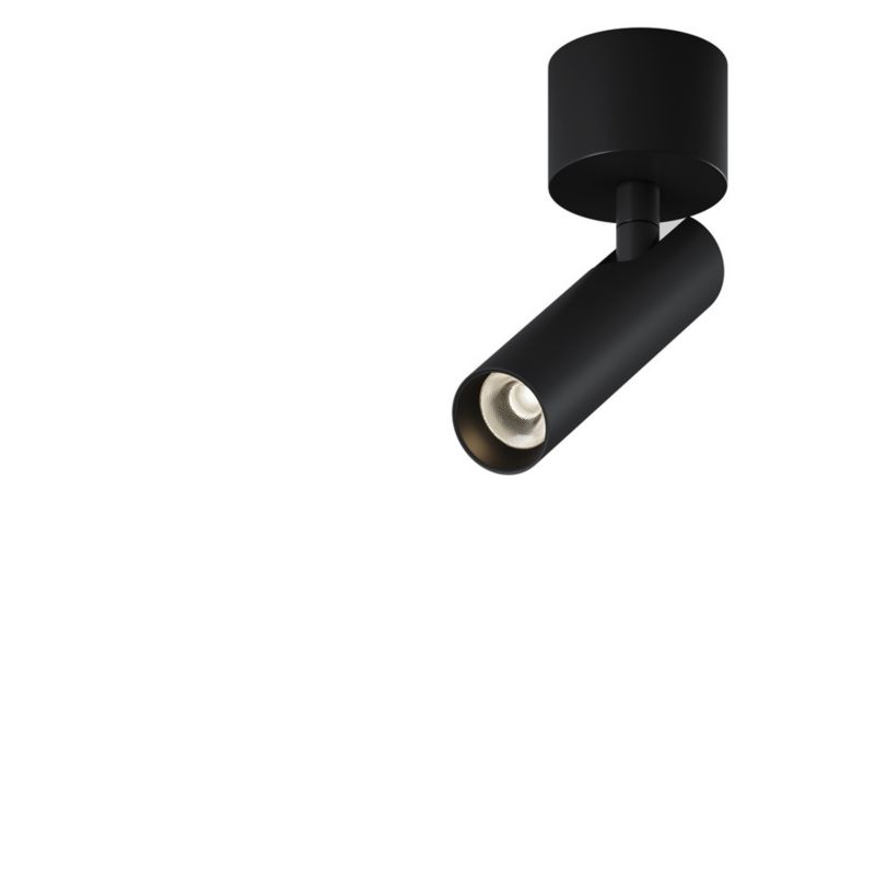 Lampa sufitowa Maytoni Focus T czarna LED 6W 3000K 280lm wym: 16,6 x 3 x 3 cm - 1 szt.