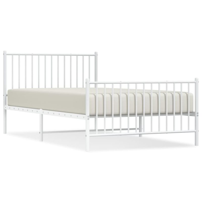 Łóżko metalowe WaszeMeble 107x203 cm biała WM-350945 1 szt.