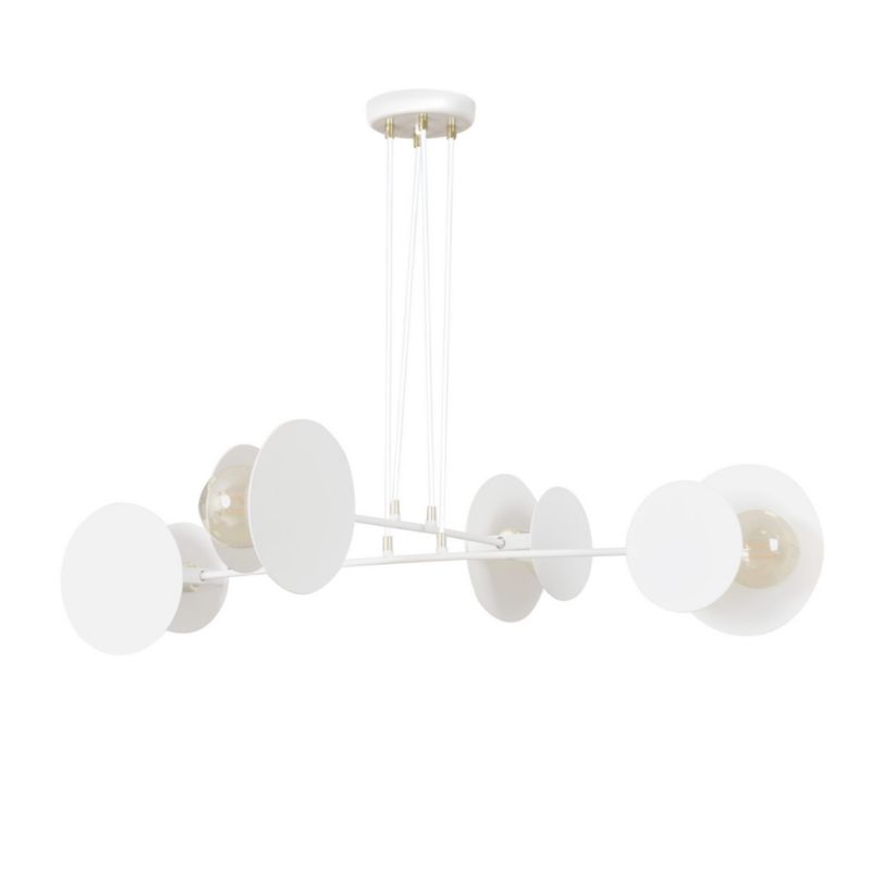 Żyrandol Emibig Idea biały do salonu 4xE27 x 15W 1 szt.