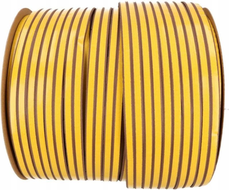 Uszczelka samoprzylepna KOTARBAU e do drzwi okien brązowa 9x4 mm x 30 m 1 szt.