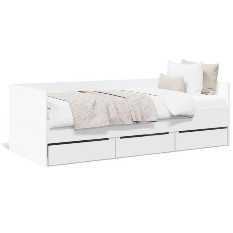 Łóżko dzienne WaszeMeble 100x200 cm białe WM-3280811 1 szt.