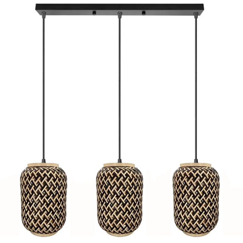 Lampa Sufitowa Wisząca Toolight App1425-3Cp Czarny 1 Szt