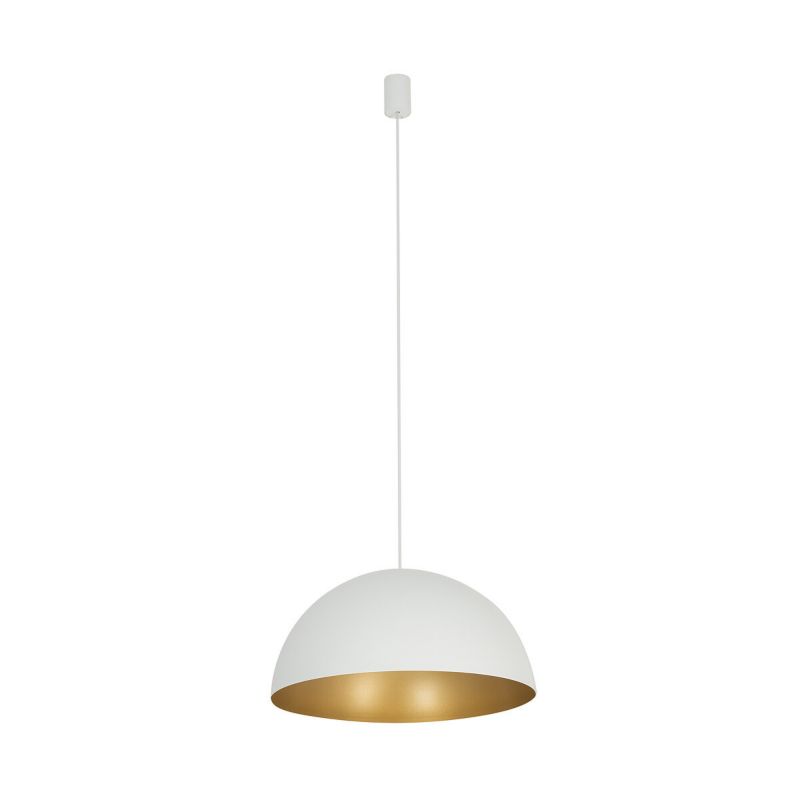 Lampa wisząca Nowodvorski Lighting Hemisphere biało-złota wym: 155 x 50 x 50 cm 4xGX53 x 12W 1 szt.