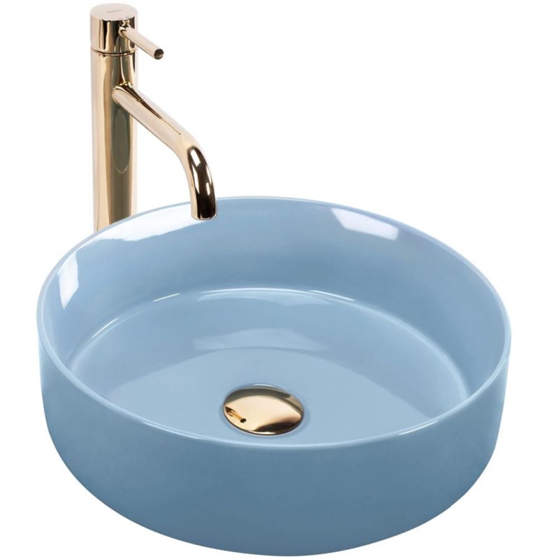 Umywalka nablatowa GTM Design Sami M11 Niebieska 1 szt.
