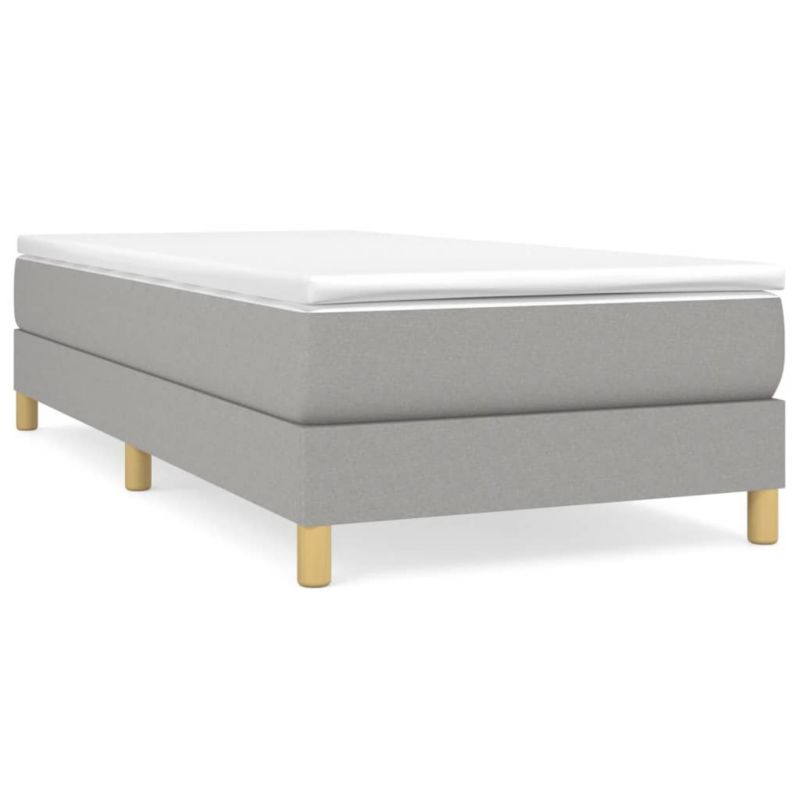 Łóżko tapicerowane WaszeMeble 80x200 cm jasnoszara WM-3120566 1 szt.