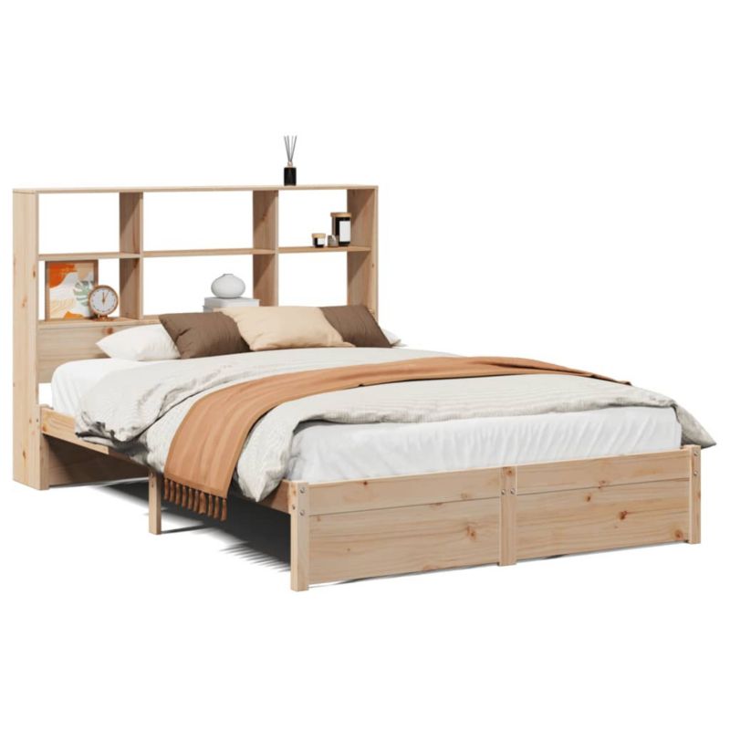 Łóżko drewniane WaszeMeble 120x200 cm brązowe WM-3322391 1 szt.