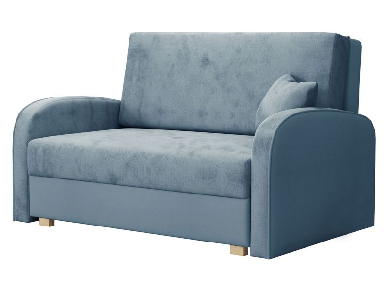Kanapa MIRJAN 24 dwuosobowa Viva Soft II niebieski denim/ciemny denimowy 1 szt.