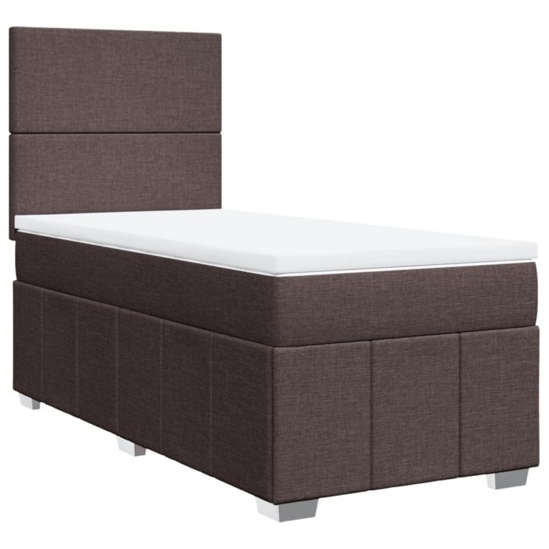 Łóżko kontynentalne WaszeMeble 80x200 cm brązowe WM-3293791 1 szt.