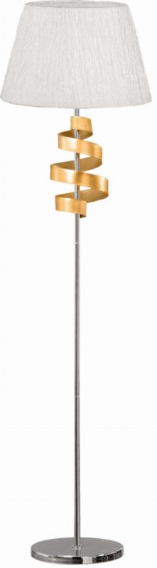 Lampa podłogowa stojąca Candellux Denis chrom i złota 1 x E27 x 60W wym: 168 x 41 x 41 cm - 1 szt.