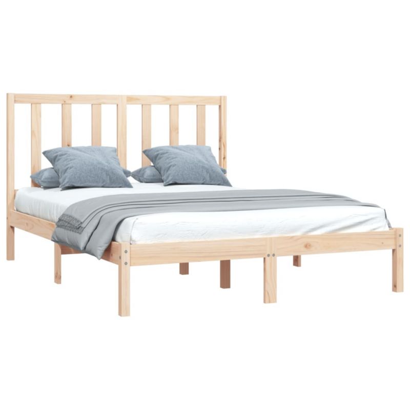 Łóżko drewniane WaszeMeble 140x190 cm brązowe WM-3105140 1 szt.