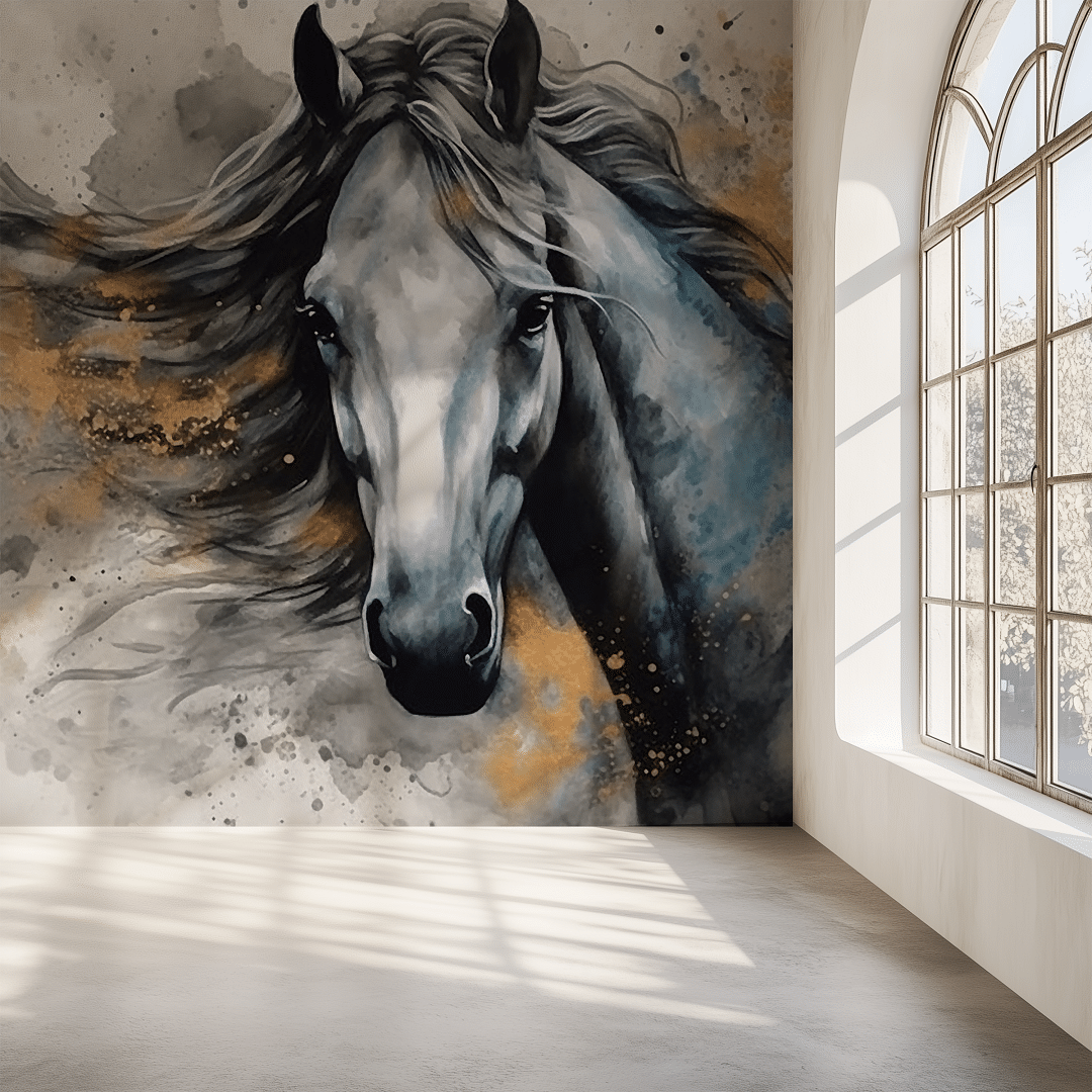 Fototapeta na ścianę Horse - Winyl struktura płótna