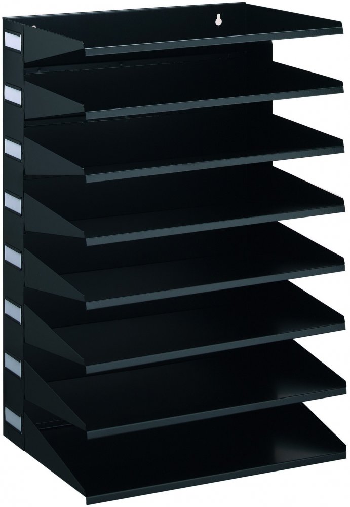 Sorter do dokumentów Durable, 540x360x250mm, A4, 8 półek, czarny