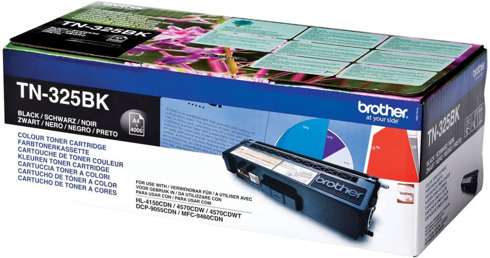 Toner Brother (TN325BK), 4000 stron, black (czarny)