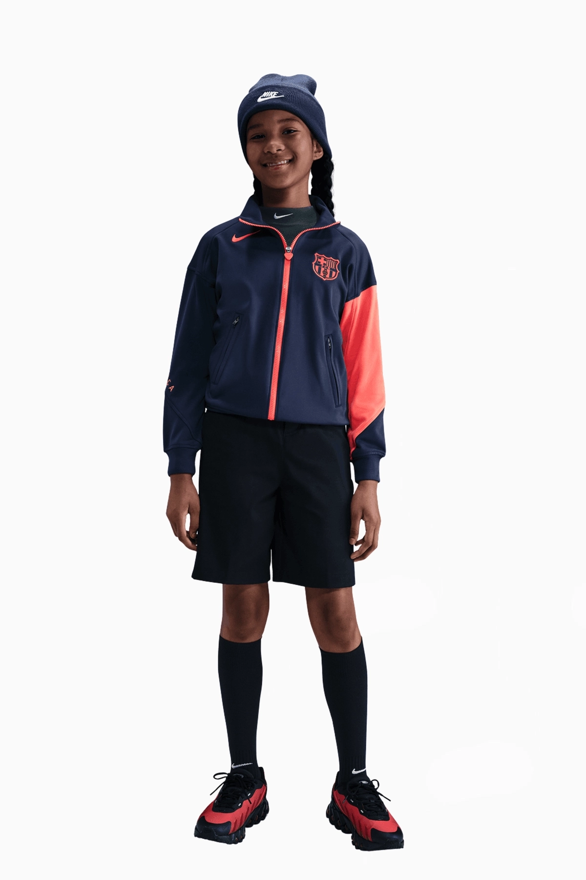 Bluza Nike FC Barcelona 25/26 Strike Anthem Junior - Granatowy