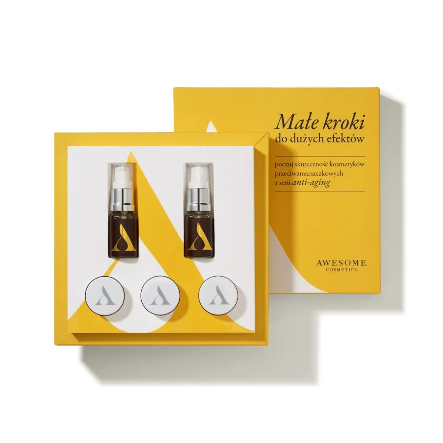 Awesome - minizestaw anti-aging, 1 zestaw (data ważności: 30.11.2025)