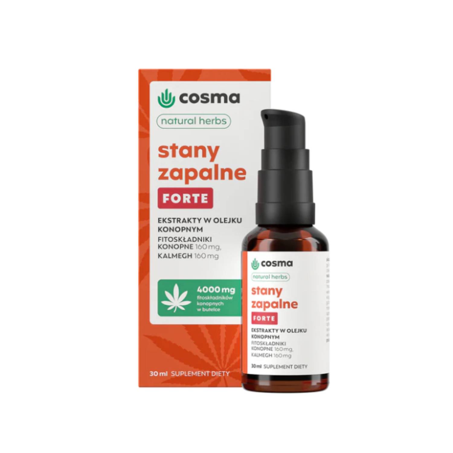 Cosma cannabis stany zapalne forte, 30 ml