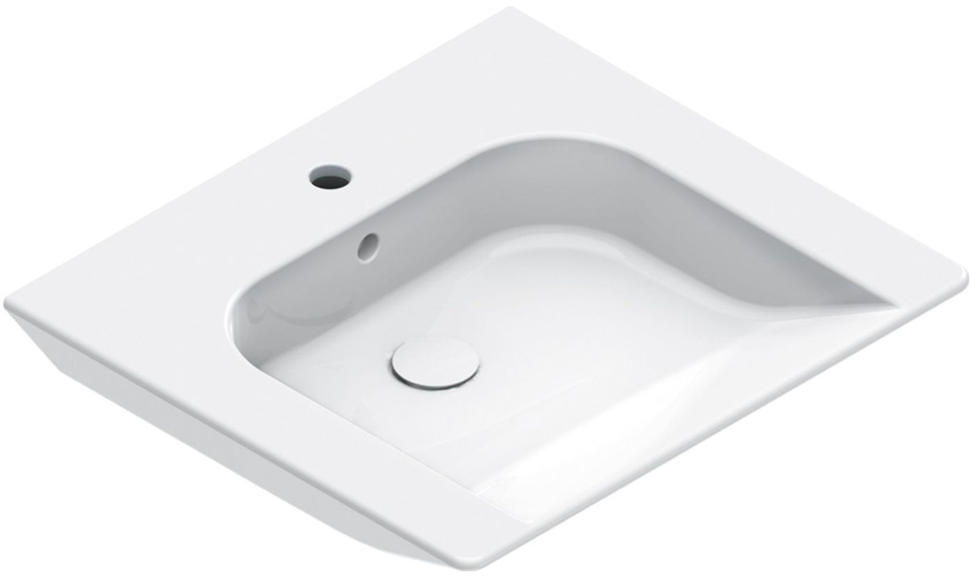 Catalano Comfort umywalka 60x55 cm prostokątna ścienna biała 0920601001