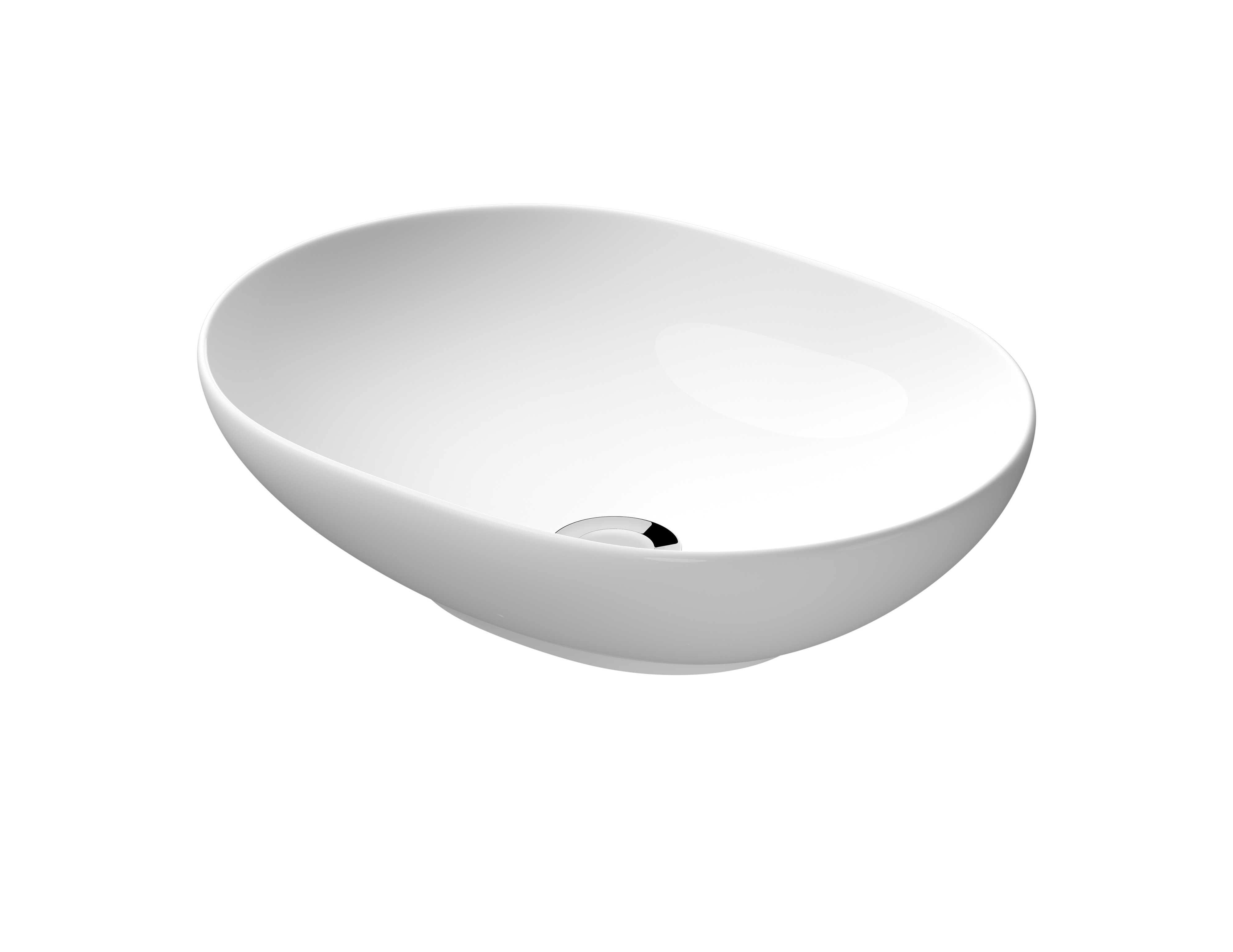 Mito Savio umywalka 50x38 cm owalna nablatowa biała K711-003 - Wysyłka w 24h