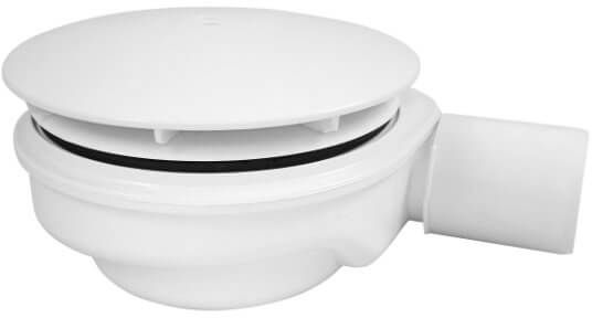 Polimat Speed 2 syfon brodzikowy odpływ 90 mm plastikowy biały 6103028