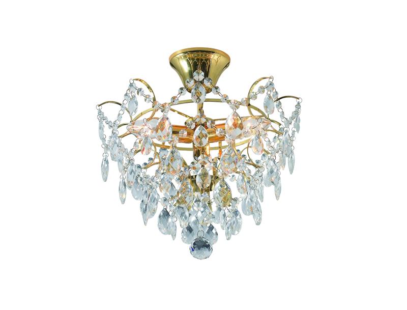 Markslöjd Rosendal lampa podsufitowa 3x40W złoty/mc 100538