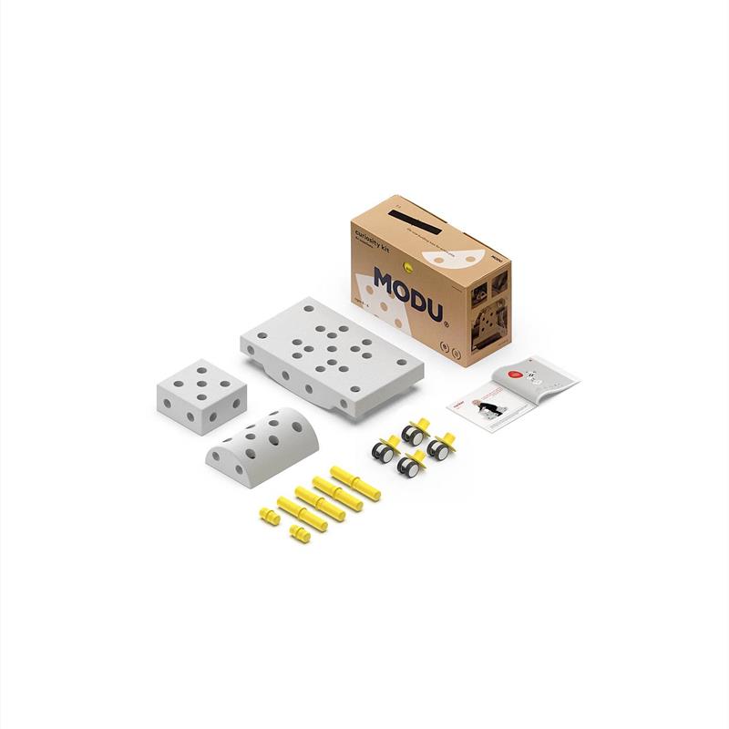 Modu Curiosity Kit 4w1 - kreatywne klocki-Żółty