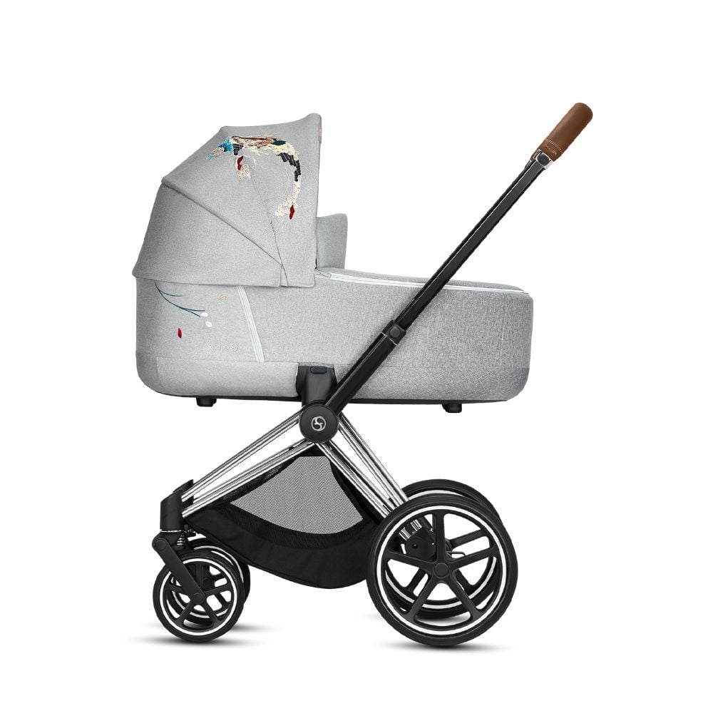Cybex, Priam 2.0 Fashion Collection - wózek głęboko-spacerowy -Koi Crystallized-Matt Black