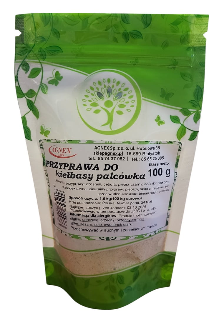 Przyprawa do kiełbasy "PALCÓWKA" KRÓTKI TERMIN 03.10.2025