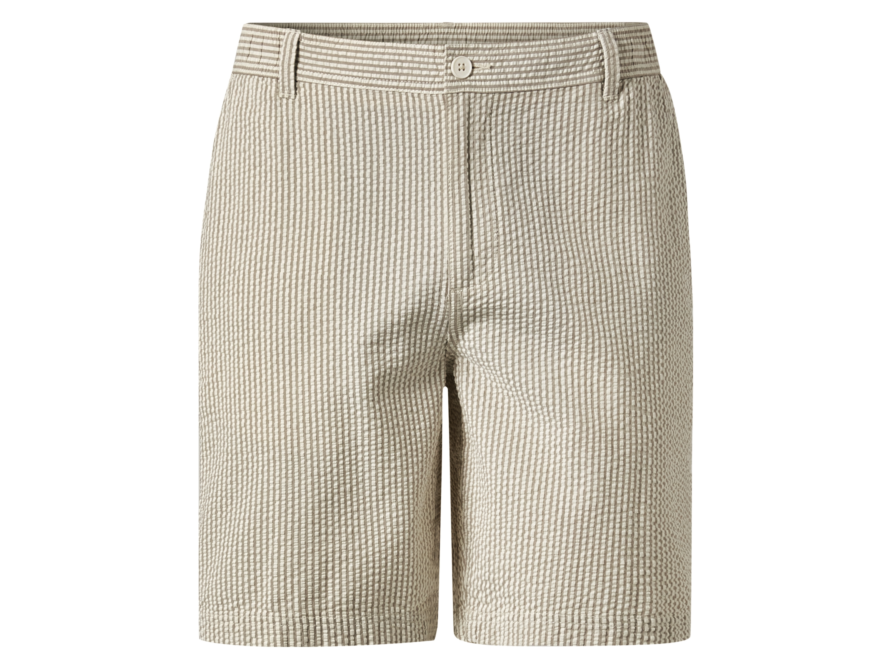 esmara Men Szorty seersucker męskie z bawełny W paski, XL 56/58