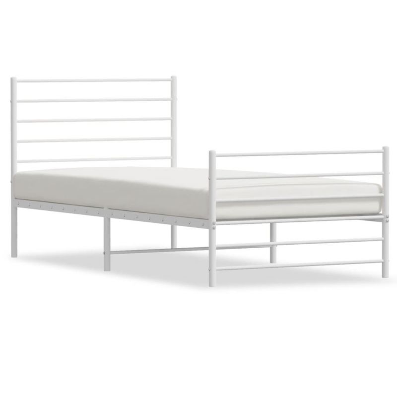 Łóżko metalowe WaszeMeble 100x190 cm biała WM-352380 1 szt.