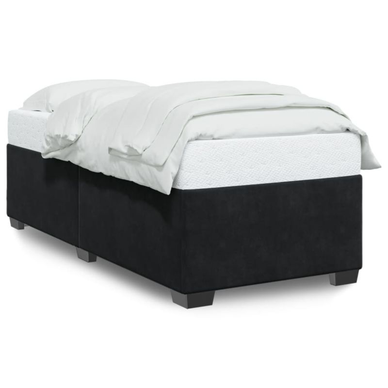 Łóżko tapicerowane WaszeMeble 90x190 cm czarna WM-3284603 1 szt.