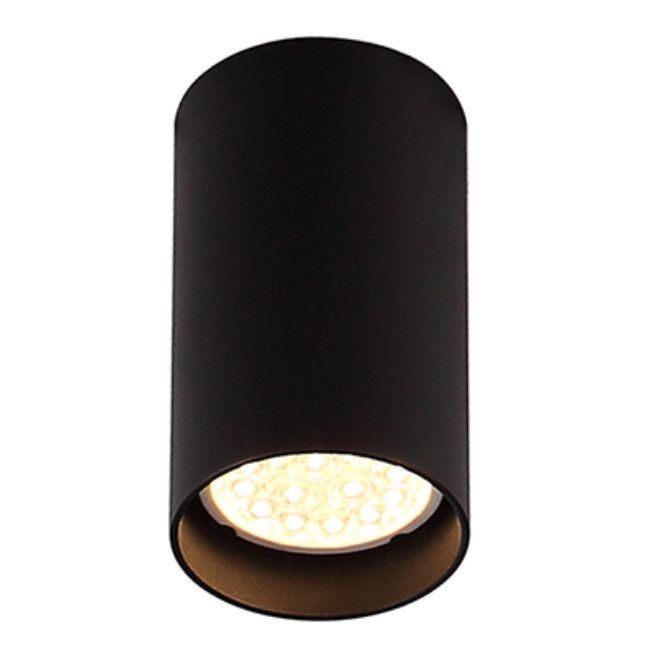 Reflektor sufitowy Maxlight Pet czarny 1 x GU10 x 50W IP20 wym: 10 x 6 x 6 cm - 1 szt.