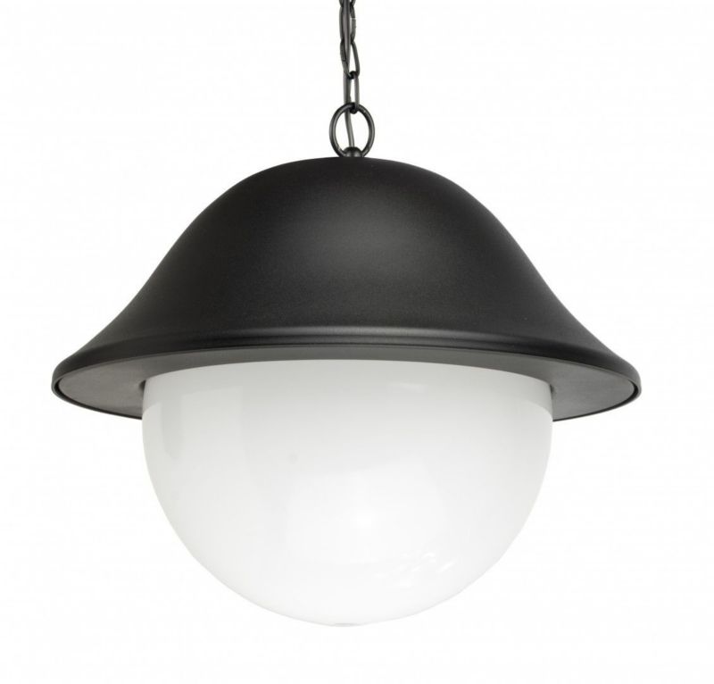 Lampa sufitowa zewnętrzna SU-MA Prince czarna 1 x E27 x 20W IP43 wym: 72 x 35 x 35 cm - 1 szt.