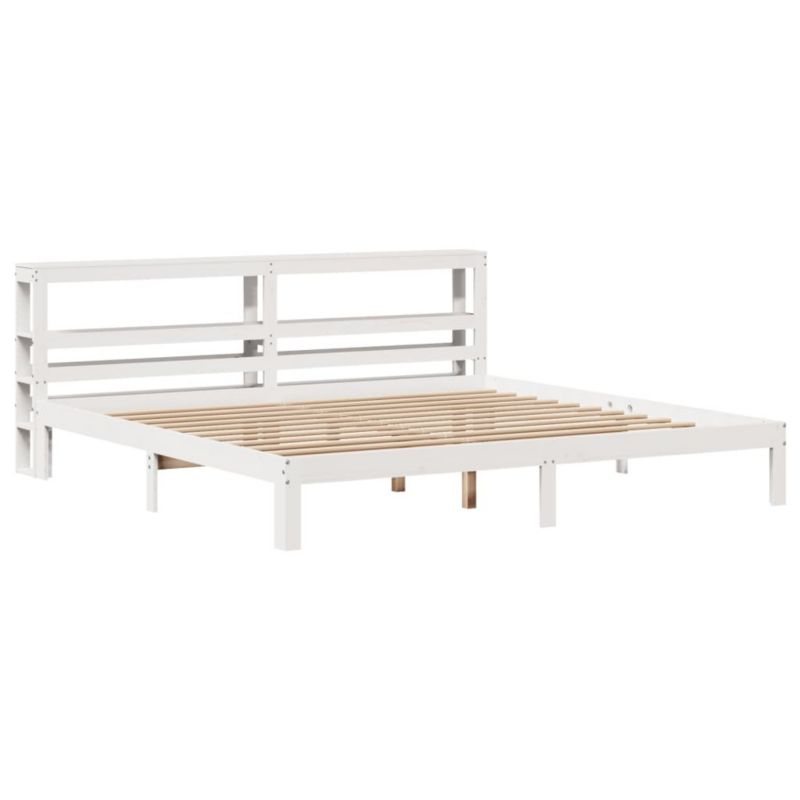 Łóżko drewniane WaszeMeble 180x200 cm biała WM-3306054 1 szt.