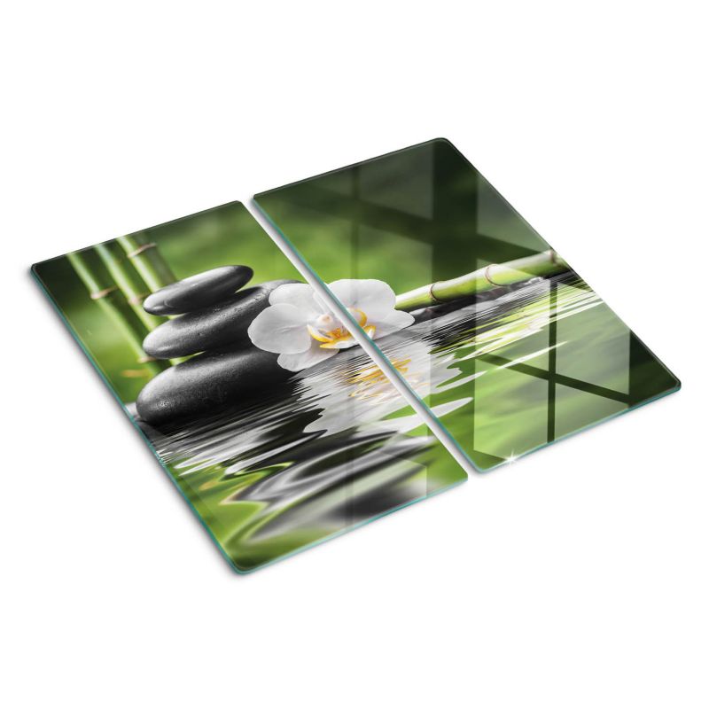 Deska szklana Tulup 2x30x52 cm Orchidea i Zen 1 szt.